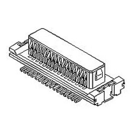 Molex Board Stacking Connector, 60 Contact(S), 2 Row(S), Female, Straight, Surface Mount Terminal 544340608